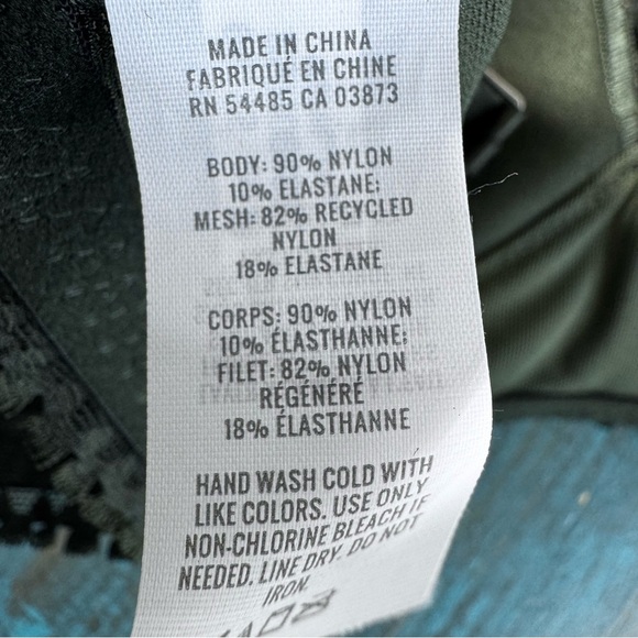 AERIE Dark Army Green Real Power Wireless Padded Bra Size 38C - Picture 9 of 9